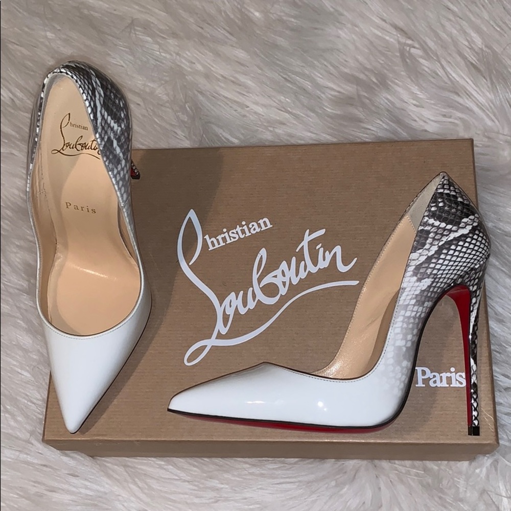 ❌ SOLD ❌ Christian Louboutin So Kate white-roccia 120